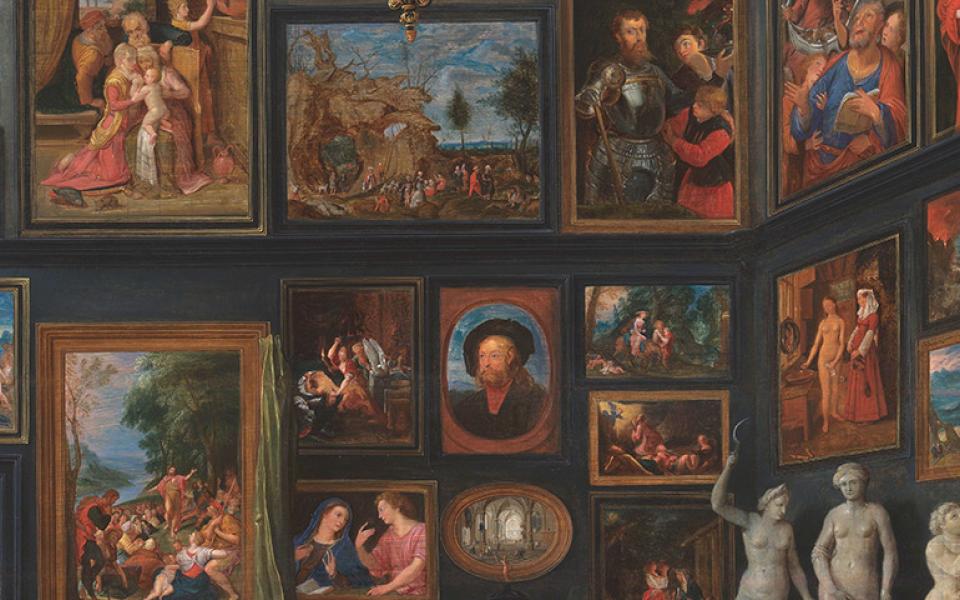 Willem van Haecht (II), De kunstkamer van Cornelis van der Geest, 1628 gedateerd  Antwerpen