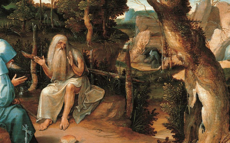 de heiligen antonius en paulus in de wildernis jan wellens de cock