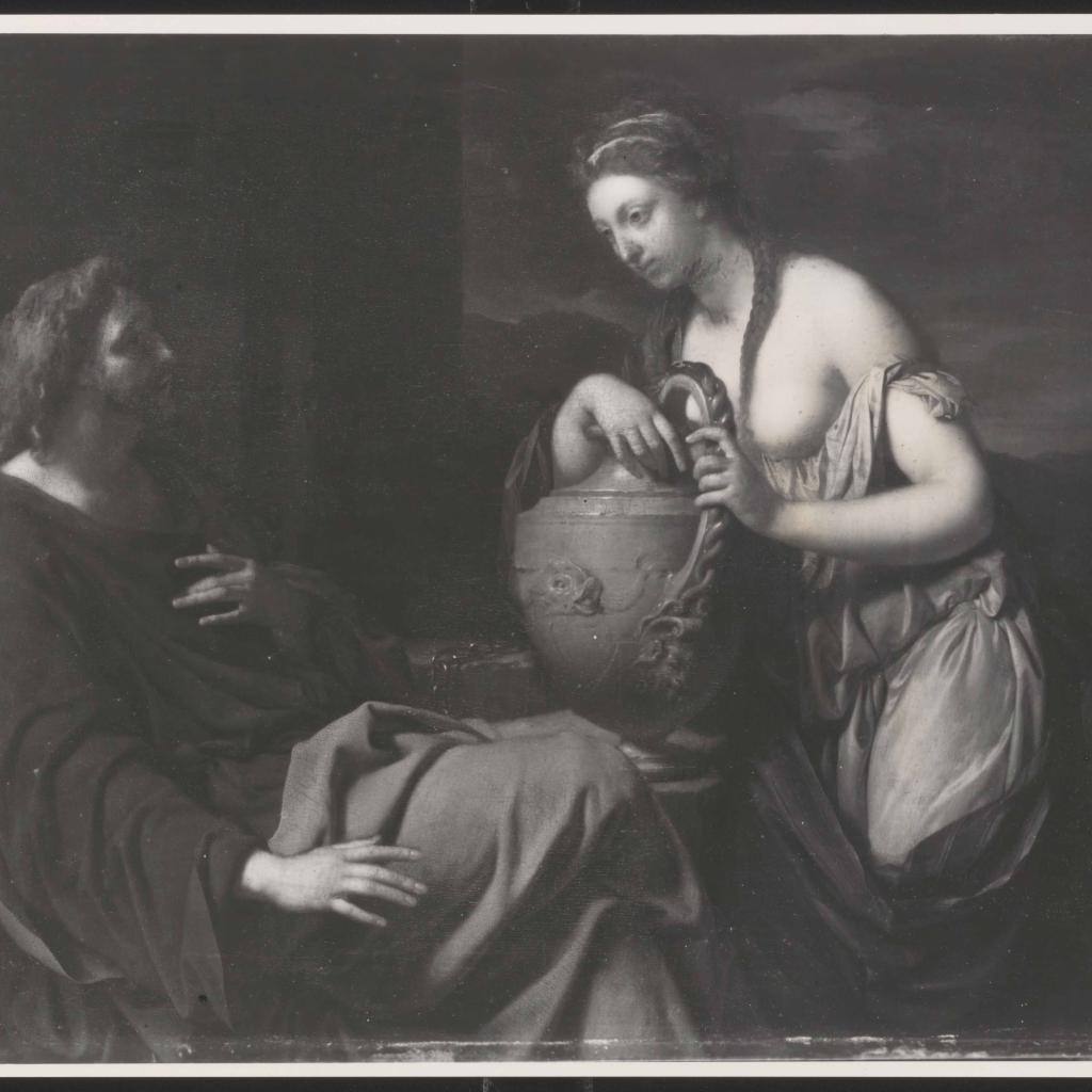 kunsthistorischonderzoek naar kunsthandel oudt holland met een schilderij van christus en de samaritaanse vrouw