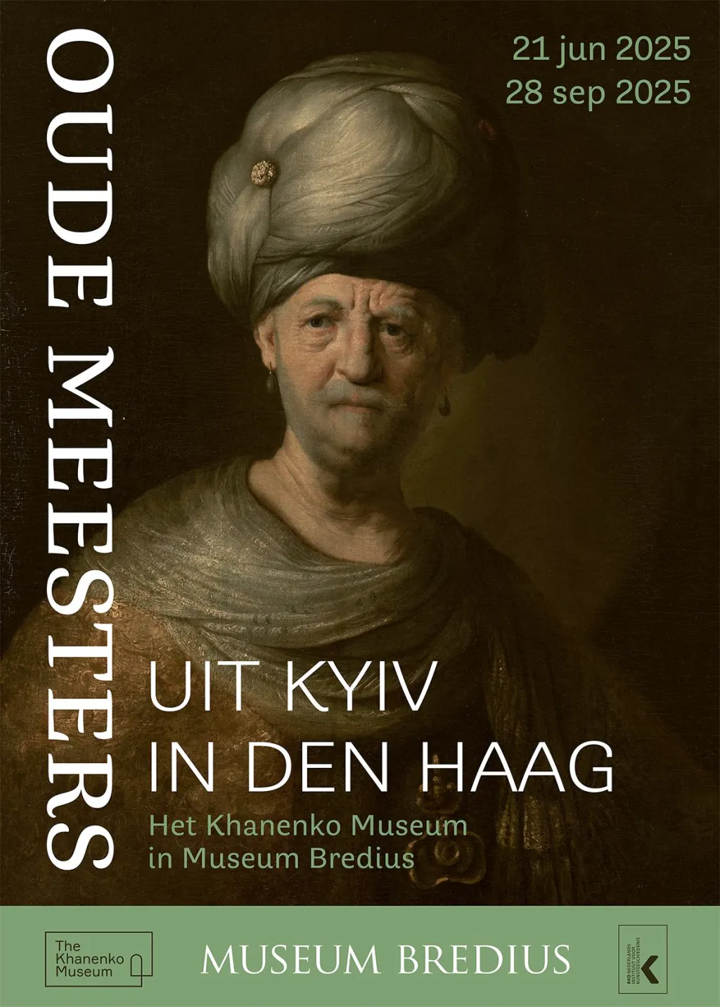 Poster van de tentoonstellingOude Meesters Uit Kyiv in Den Haag in Museum Bredius