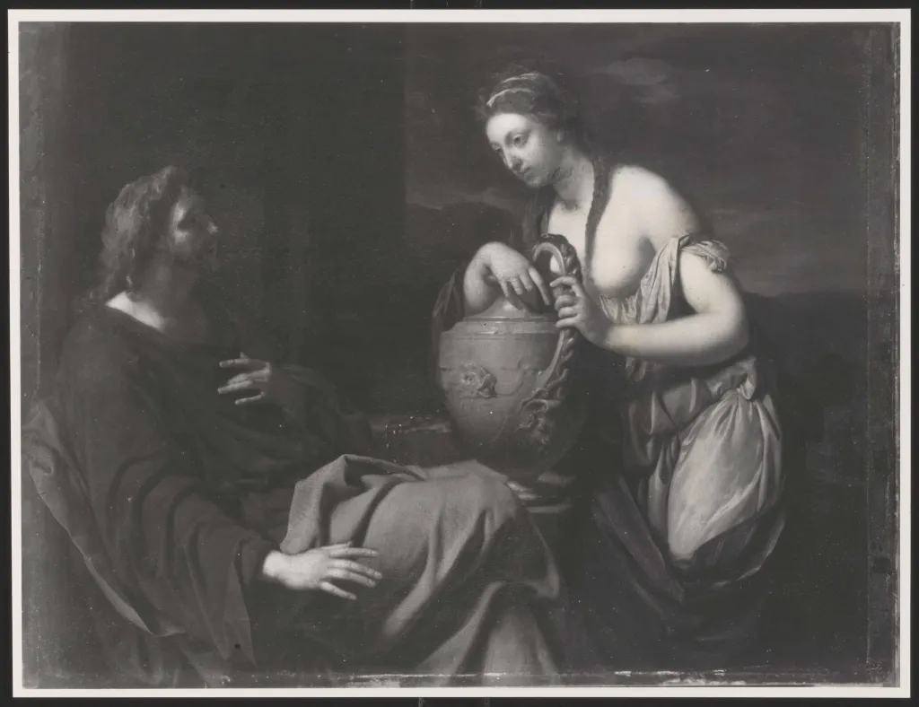 kunsthistorischonderzoek naar kunsthandel oudt holland met een schilderij van christus en de samaritaanse vrouw