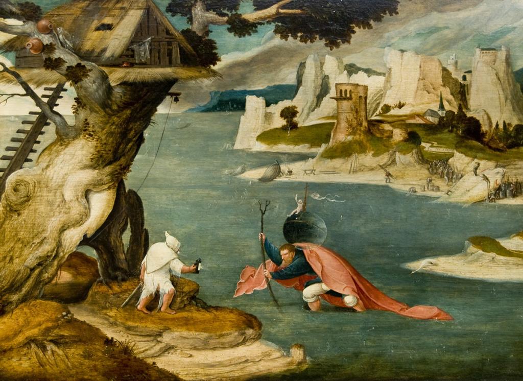 de heilige christoforus met het christuskind pseudo jan wellens de cock