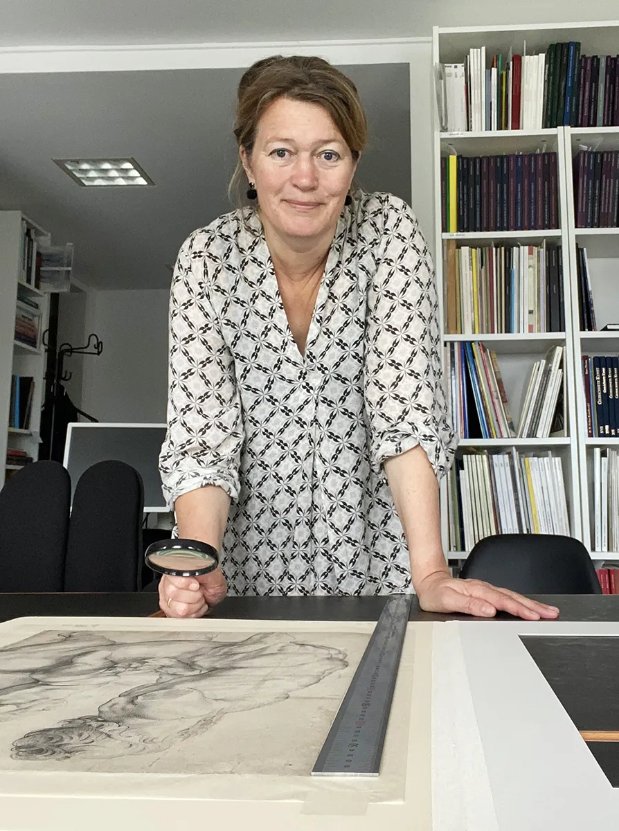 Portret van Annemarie Stefes de derde Jacoba Lugt-Klever Fellow